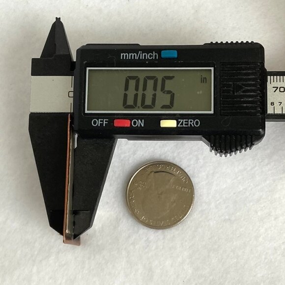 VTG Signed Sterling Silver 925 Copper 1.60" Southwest Overlay Kokopelli Brooch - Picture 15 of 16